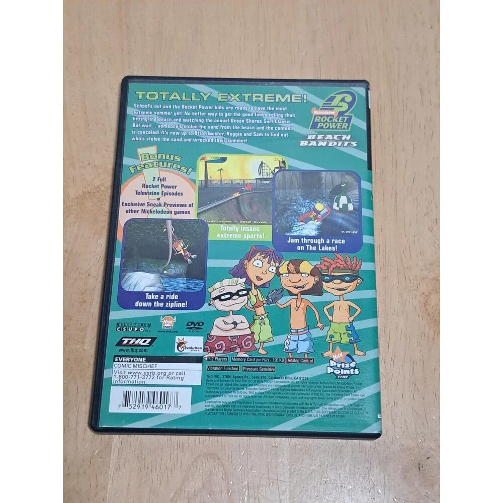 Rocket Power: Beach Bandits - Sony PlayStation 2, 2002 Complete